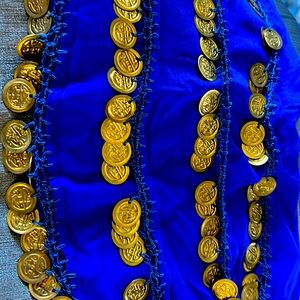 Belly dancing waist wrap and Saroyan Cymbals